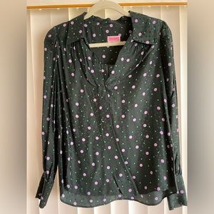KATE SPADE FOREST POP DOT SKIL TOP